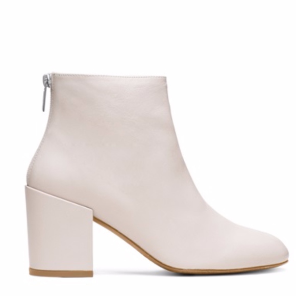stuart weitzman white ankle boots